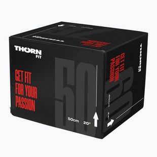 Pliometrinė dėžė THORN FIT Hybrid Plyo Box black