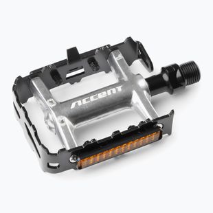 Dviračių pedalai ACCENT Hellium sidabriniai/juodi