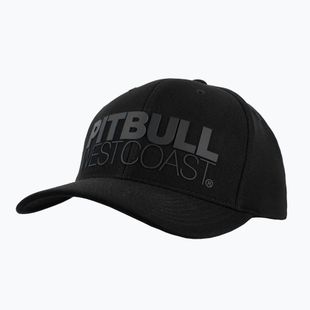 Kepuraitė su snapeliu Pitbull Snapback Seascape black/red print