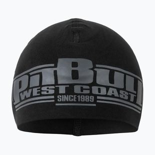 Pitbull West Coast Beanie Klasikinė bokso žieminė kepurė juoda/juoda