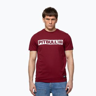 Vyriški marškinėliai Pitbull West Coast Hilltop burgundy
