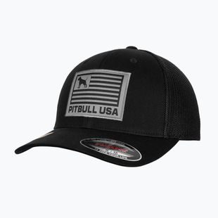 Kepuraitė su snapeliu męska Pitbull Mesh Full Cap Pitbull Usa Multicam black