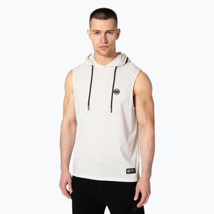 Vyriškas tank topas Pitbull Mercado Hilltop Hooded Sleeveless white
