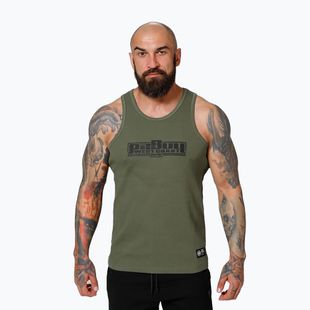 Vyriškas tank topas Pitbull Boxing Tank Top olive