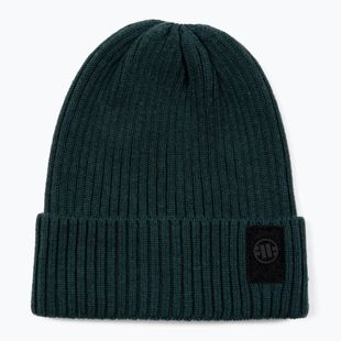 Žieminė kepurė Pitbull Beanie Velcro Logo green