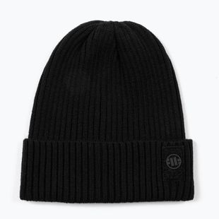 Žieminė kepurė Pitbull Beanie Velcro Logo black