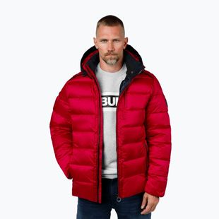 Vyriška žieminė striukė Pitbull Barles Ribstop Padded Hooded red