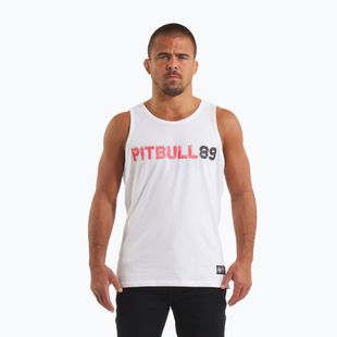 Vyriškas tank topas Pitbull Dog 89 white