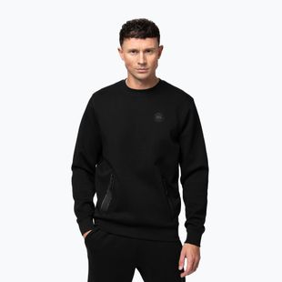 Vyriški Pitbull Dogwood Crewneck džemperiai su gobtuvu black