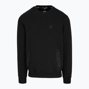 Vyriški Pitbull Dogwood Crewneck džemperiai su gobtuvu black