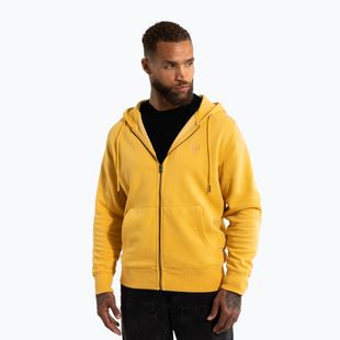 Vyriškas džemperis Pitbull Lancaster 2 Hooded Zip Sweatshirt washed yellow