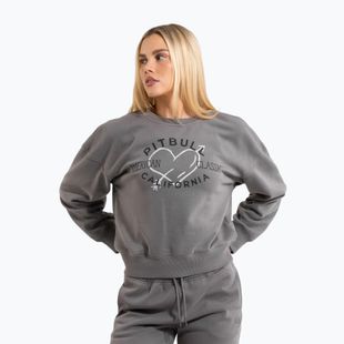 Moteriškas džemperis Pitbull Manzanita Heart Crewneck Sweatshirt washed grey