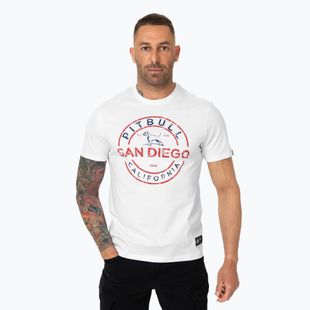 Vyriški marškinėliai Pitbull San Diego Ins. white/blue