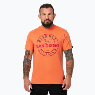 Vyriški marškinėliai Pitbull San Diego Ins. fluo orange