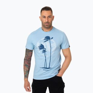 Vyriški marškinėliai Pitbull Palms light blue