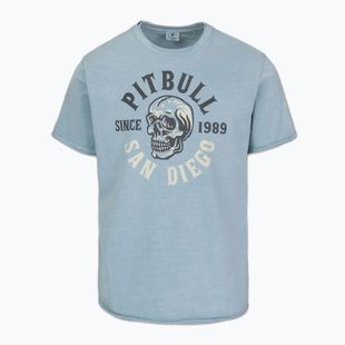 Vyriški marškinėliai Pitbull Shkull Logo blue