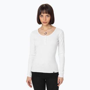 Moteriški marškinėliai ilgomis rankovėmis Pitbull Rib white