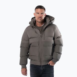 Vyriška žieminė striukė Pitbull Patton Quilted Hooded taupe