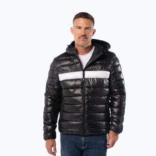 Vyriška žieminė striukė Pitbull Shatto Quilted Hooded black
