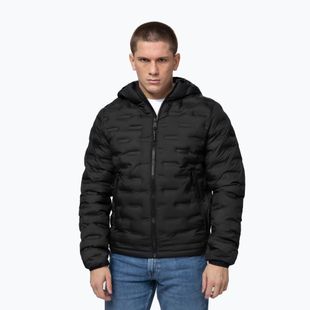 Vyriška žieminė striukė Pitbull Camino Quilted Hooded black