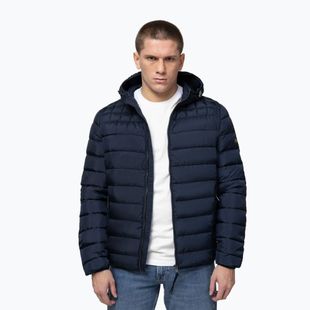 Vyriška žieminė striukė Pitbull Foothill Hooded Padded dark navy