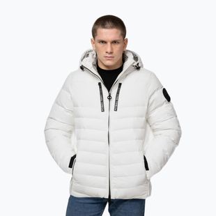 Vyriška žieminė striukė Pitbull Crestline Padded Hooded off white