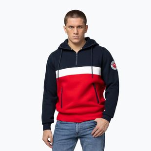 Vyriškas džemperis Pitbull Gibson Hooded dark navy/red