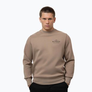 Vyriškas džemperis Pitbull Sampson Crewneck Sweatshirt pale sand