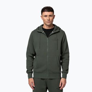 Vyriškas džemperis Pitbull Sampson Hooded Zip Sweatshirt old green