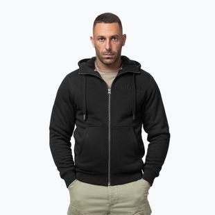 Vyriškas džemperis Pitbull Ruffin Detroit Hooded Zip black/black