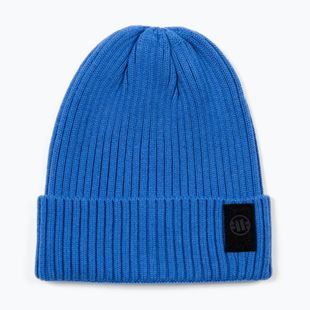 Žieminė kepurė Pitbull Beanie Velcro Logo royal blue