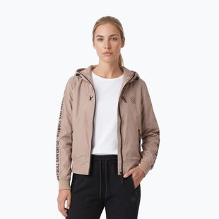 Moteriška striukė Pitbull Aaricia Stripes Nylon Hooded dark sand