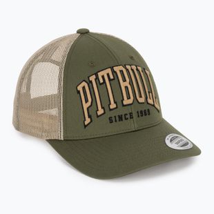Vyriška kepurė su snapeliu Pitbull Mesh "Pitbull Norton" Trucker Low Profile green