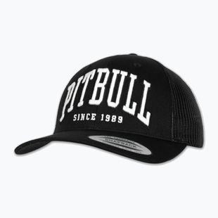 Vyriška kepurė su snapeliu Pitbull Mesh "Pitbull Norton" Trucker Low Profile black/black