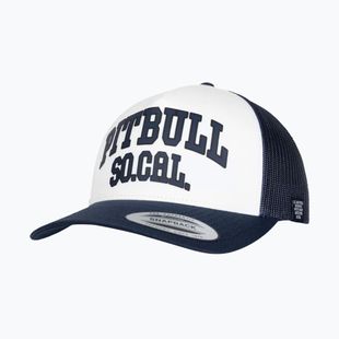 Vyriška kepurė su snapeliu Pitbull "SO.CAL.” Retro Trucker juoda/balta