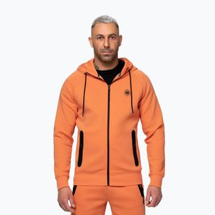 Vyriškas džemperis Pitbull Dogwood Hooded Zip Sweatshirt fluo orange