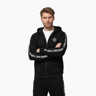 Vyriškas džemperis Pitbull Tape Parker Hooded Zip black