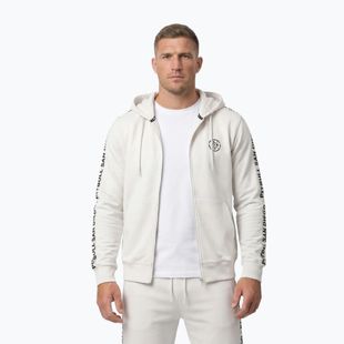 Vyriškas džemperis Pitbull Tape Parker Hooded Zip off white
