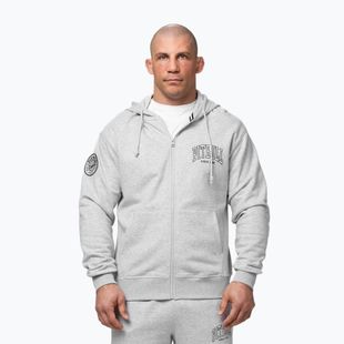 Vyriškas džemperis Pitbull Badger Hooded Zip grey/melange