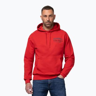 Vyriškas džemperis Pitbull Strenght & Respect Sweatshirt Hooded red