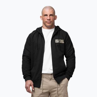 Vyriškas džemperis Pitbull USA Hooded Zip black