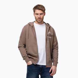 Vyriškas džemperis Pitbull Bloodline 2 Sweatshirt Zip Hooded brown savana