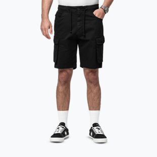 Vyriški šortai Pitbull Proctor Drawstring Cargo juodi