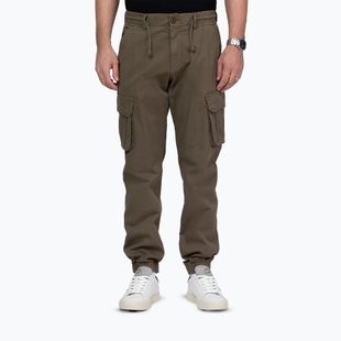 Vyriškos kelnės Pitbull Proctor Drawstring Jogger Cargo olive