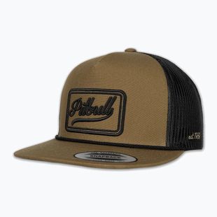 Vyriška kepurė su snapeliu Pitbull Original 1989 dark olive/black