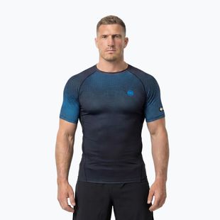 Vyriški marškinėliai Pitbull Belt Rashguard blue