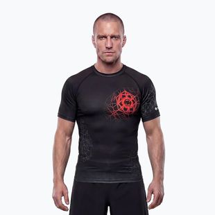 Vyriški marškinėliai Pitbull Ray Rashguard fluo/red