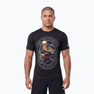 Vyriški marškinėliai Pitbull Mesh Jiu Jitsu black