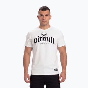 Vyriški marškinėliai Pitbull Tres Perros Viejos off white