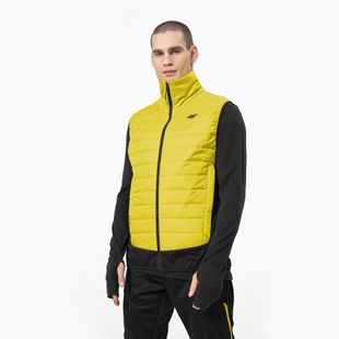 Vyriškos trekingo kelnės be rankovių 4F BZM060 canary green